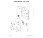 Whirlpool WRX735SDHV07 refrigerator liner parts diagram
