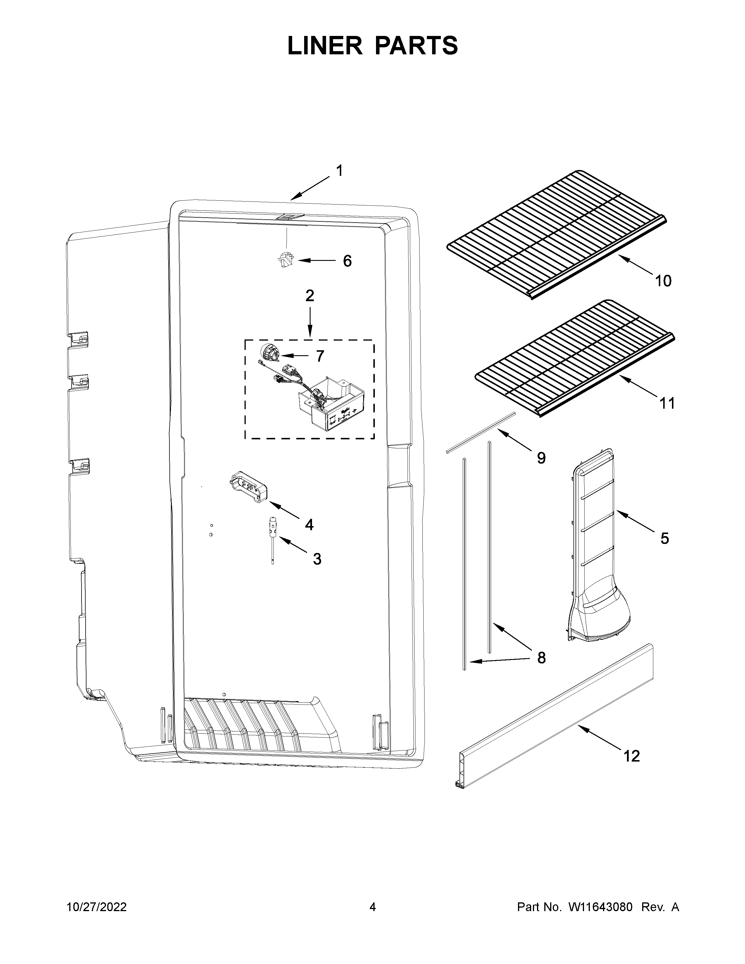 Liner parts