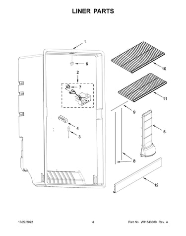 Liner parts