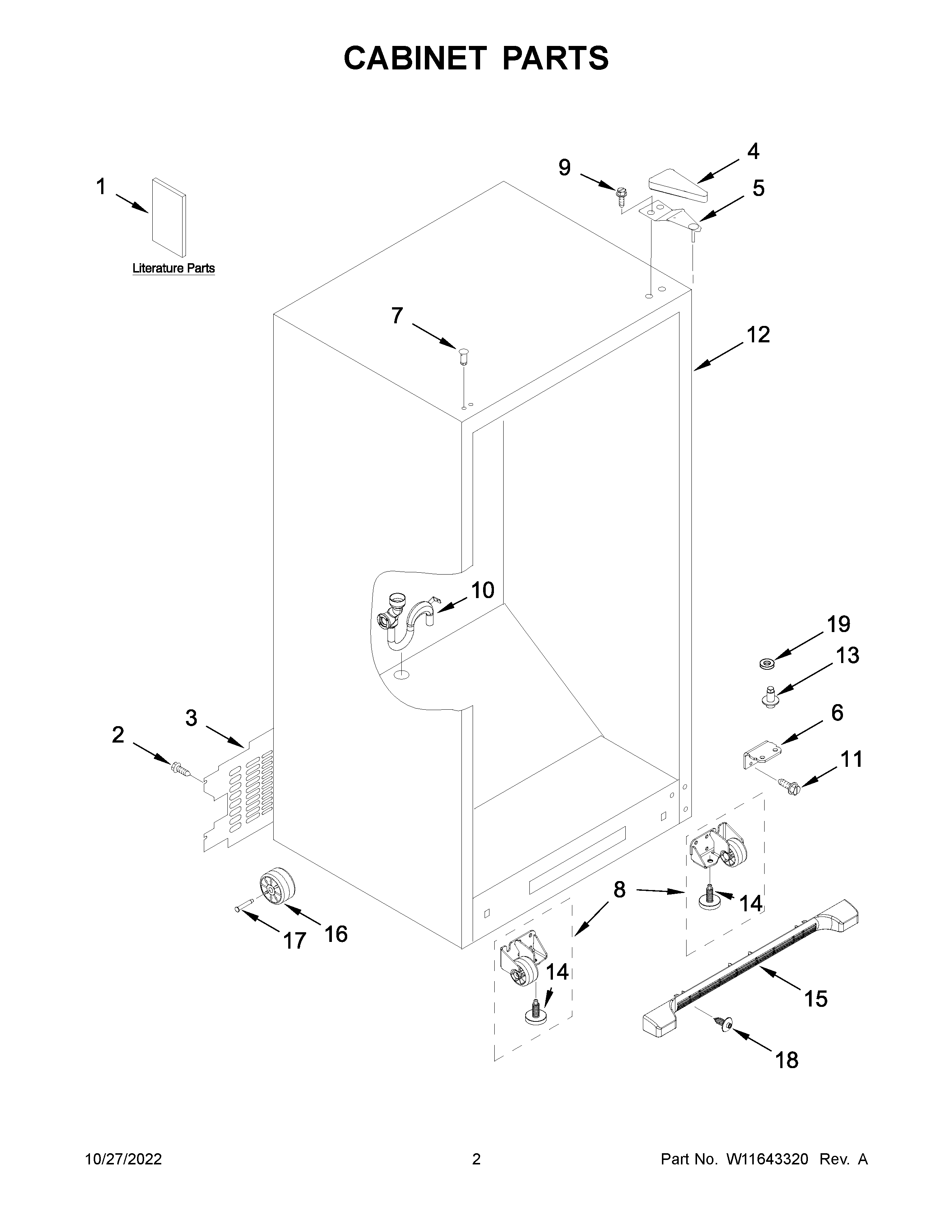 Cabinet parts