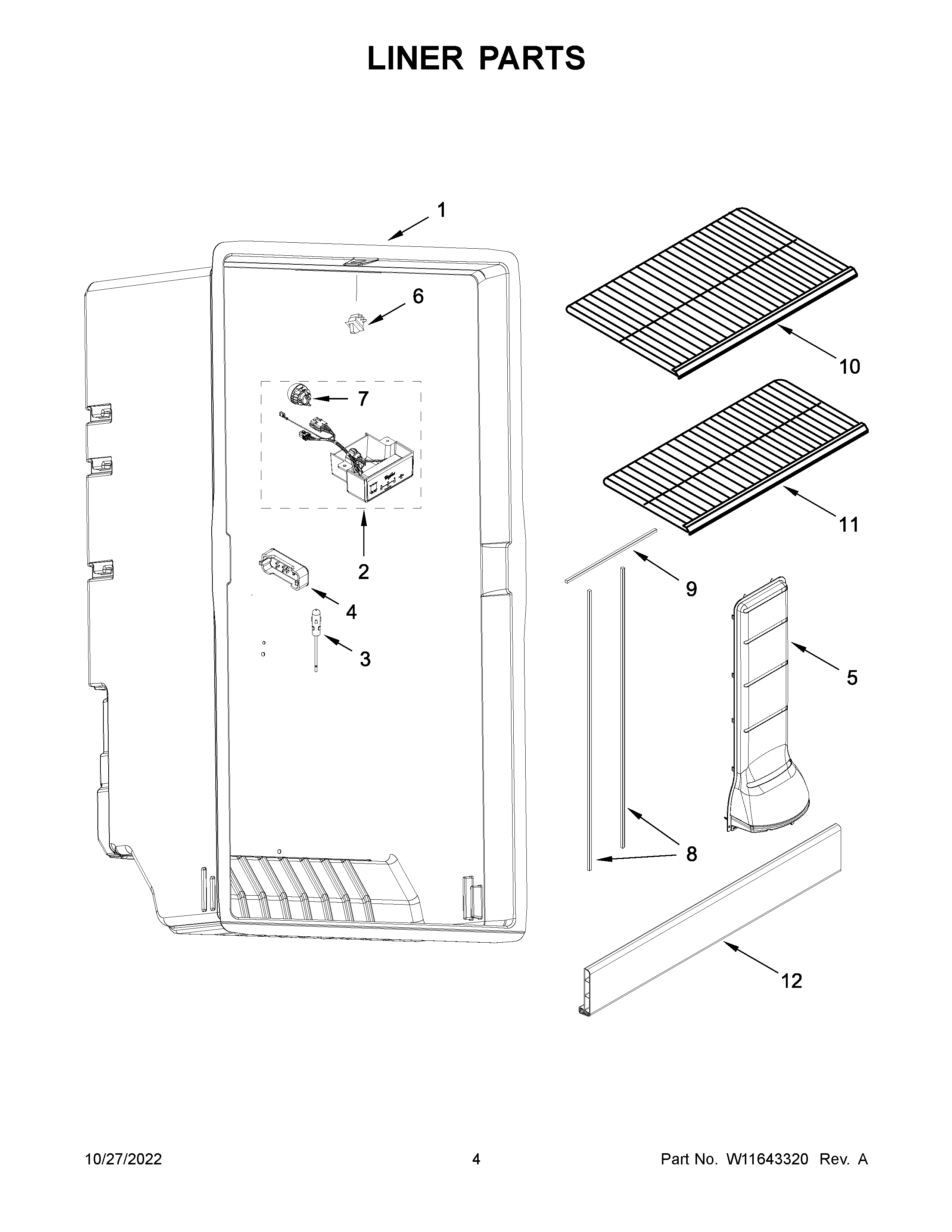 Liner parts