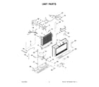 Whirlpool WZF34X18DW07 unit parts diagram