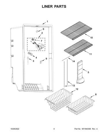 Liner parts