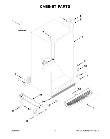 Cabinet parts