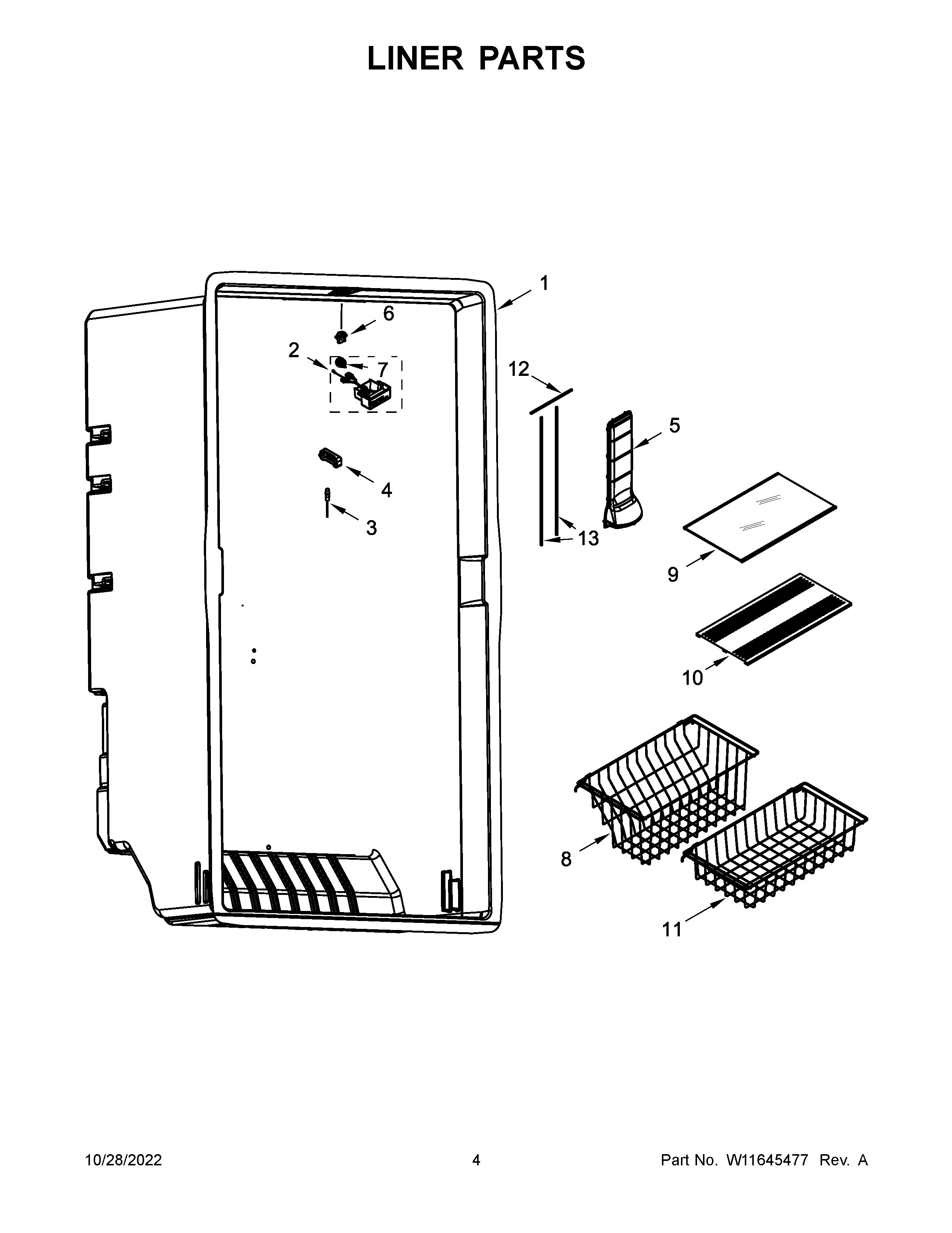 Liner parts