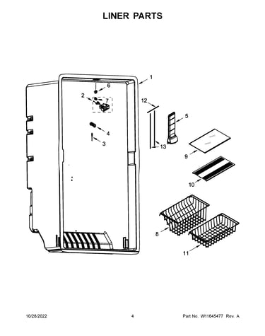 Liner parts