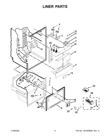 Liner parts