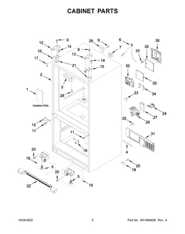 Cabinet parts