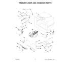 Jenn-Air JFC2290REM05 freezer liner and icemaker parts diagram