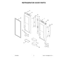 Jenn-Air JFC2290REM05 refrigerator door parts diagram
