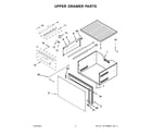 KitchenAid KUDR204EPA01 upper drawer parts diagram