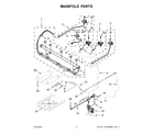 Whirlpool WFG525S0JT5 manifold parts diagram