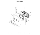 Whirlpool WFG525S0JT5 door parts diagram