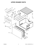 Upper drawer parts
