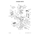 Whirlpool WEG745H0LZ4 chassis parts diagram