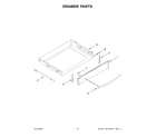 Whirlpool WEG745H0LZ4 drawer parts diagram