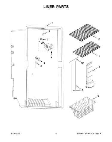 Liner parts