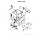 Maytag MGD6200KW4 cabinet parts diagram