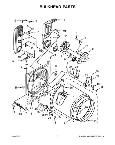 Bulkhead parts