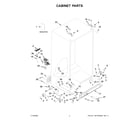 Whirlpool WRS315SDHM08 cabinet parts diagram