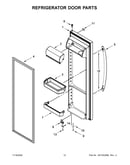 Refrigerator door parts