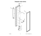 Whirlpool WRS315SDHT08 freezer door parts diagram