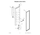 Whirlpool WRS315SNHW06 freezer door parts diagram