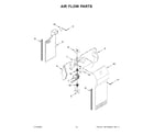 Whirlpool WRS312SNHM06 air flow parts diagram