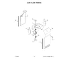 Whirlpool WRS311SDHM08 air flow parts diagram