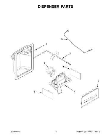 Dispenser parts