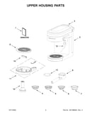 Upper housing parts