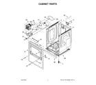Maytag MGD7230HC2 cabinet parts diagram
