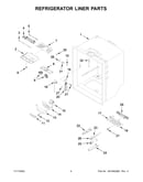 Refrigerator liner parts