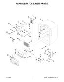 Refrigerator liner parts