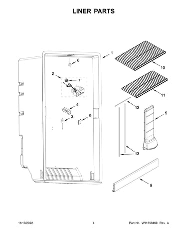 Liner parts