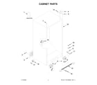 Amana AZF33X18DW07 cabinet parts diagram