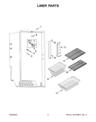 Liner parts