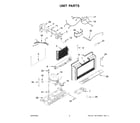 Gladiator GAFZ30FDGB04 unit parts diagram