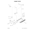Gladiator GARF30FDGB03 cabinet parts diagram