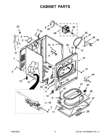 Cabinet parts