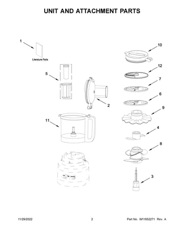 Unit and attachment parts