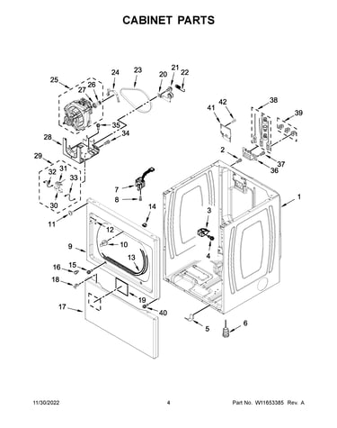 Cabinet parts