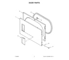 Maytag MEDP585GW0 door parts diagram