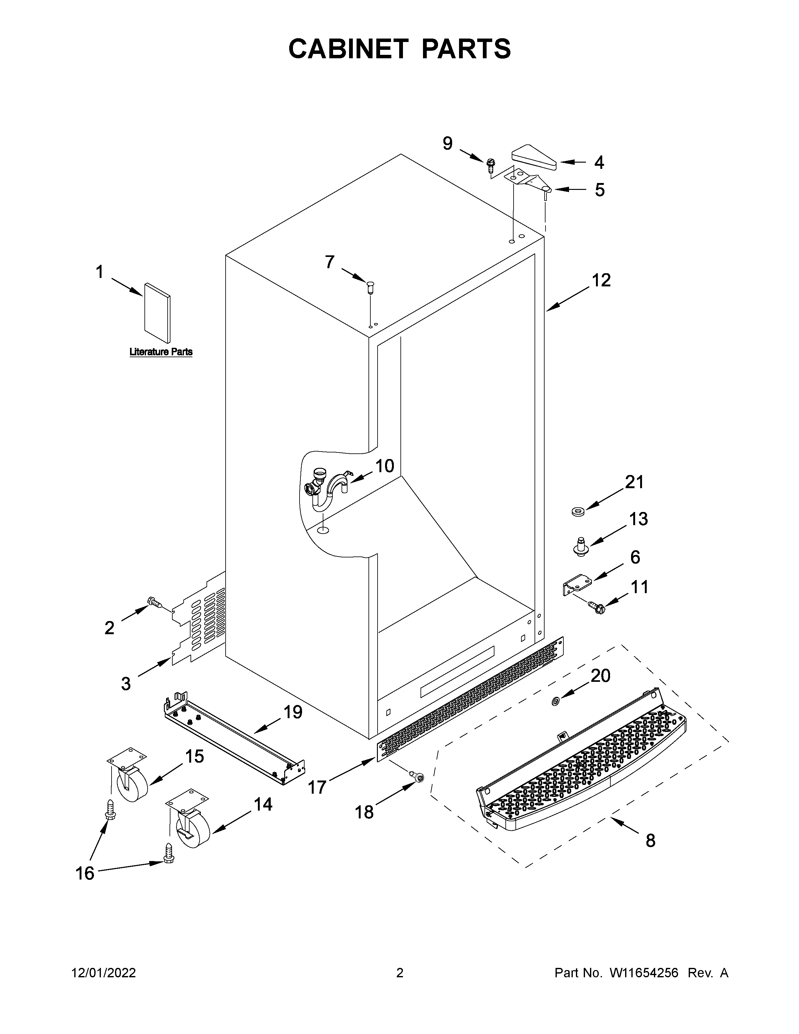 Cabinet parts