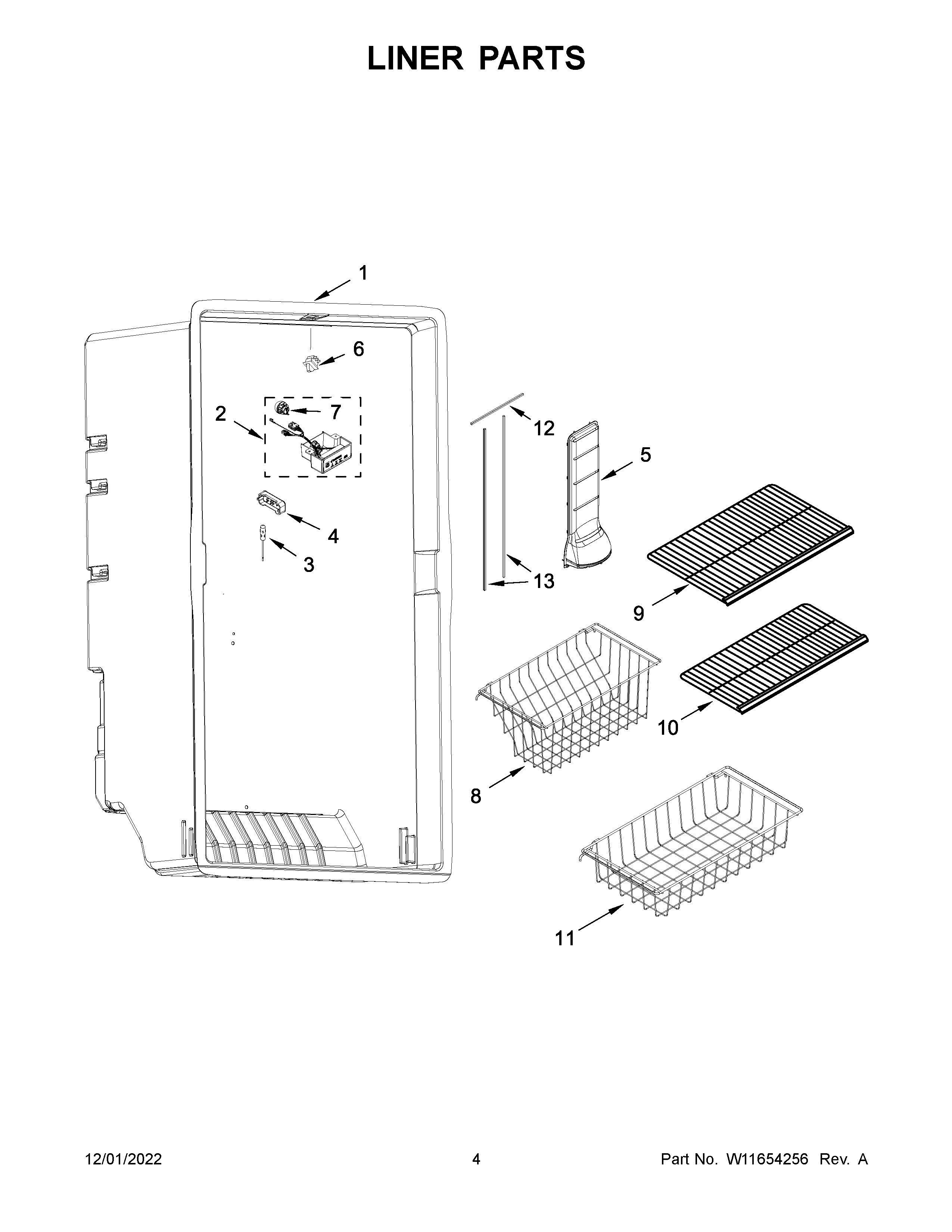 Liner parts