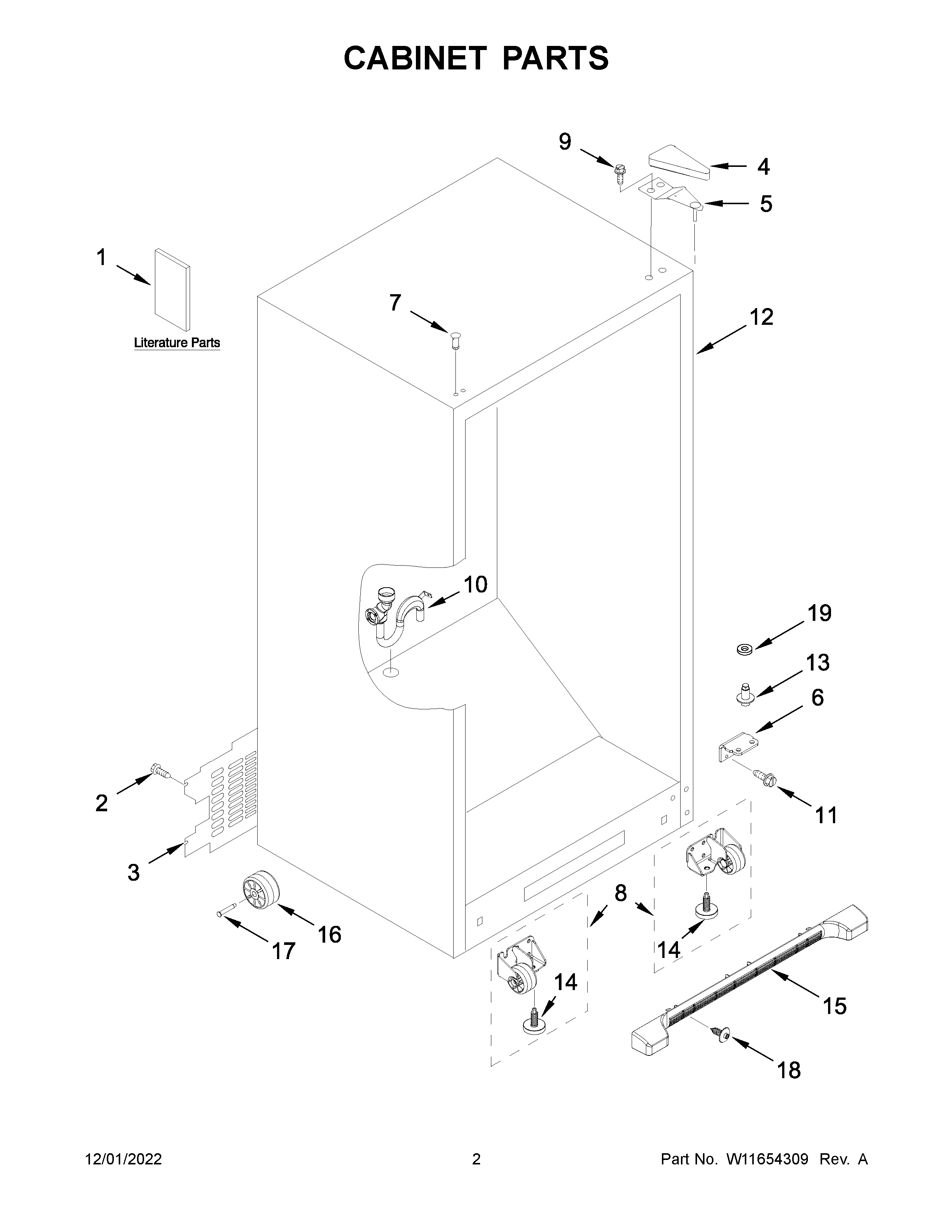 Cabinet parts