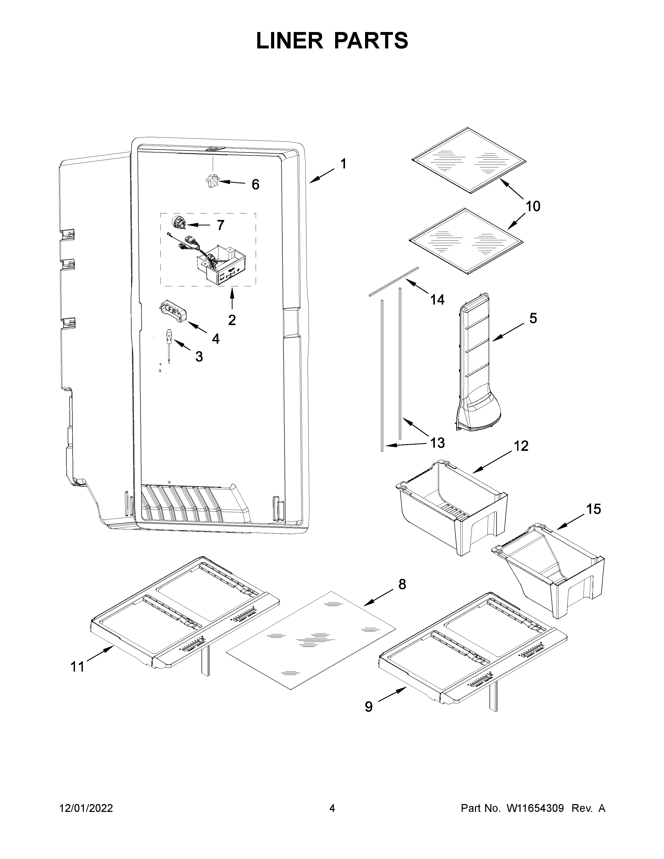 Liner parts
