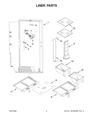 Liner parts