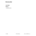 KitchenAid KFGG500ESS6 cover sheet diagram