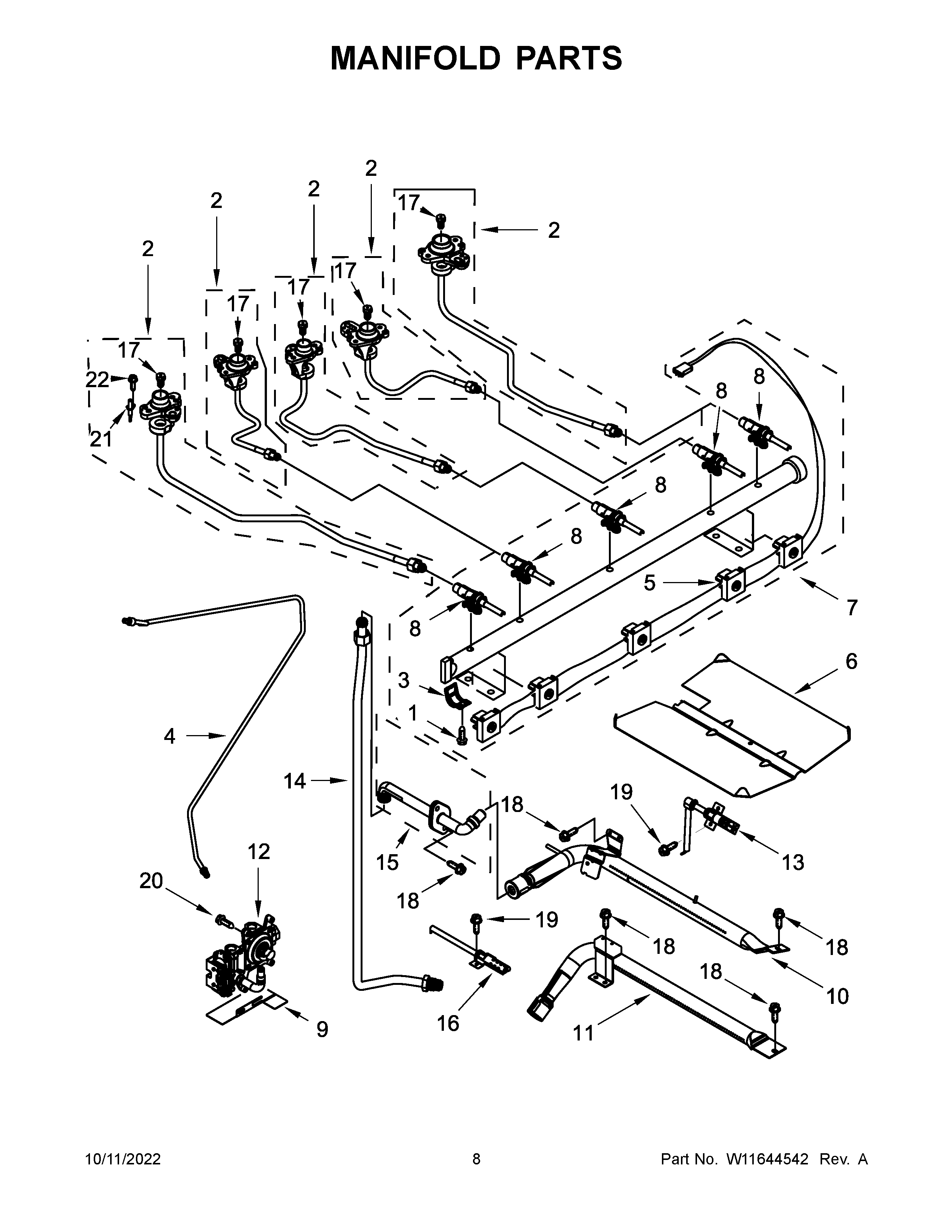 Manifold parts